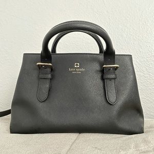 Kate Spade New York Black Leather Crossbody Bag